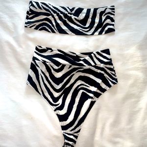 Zebra Rave Two Piece Set